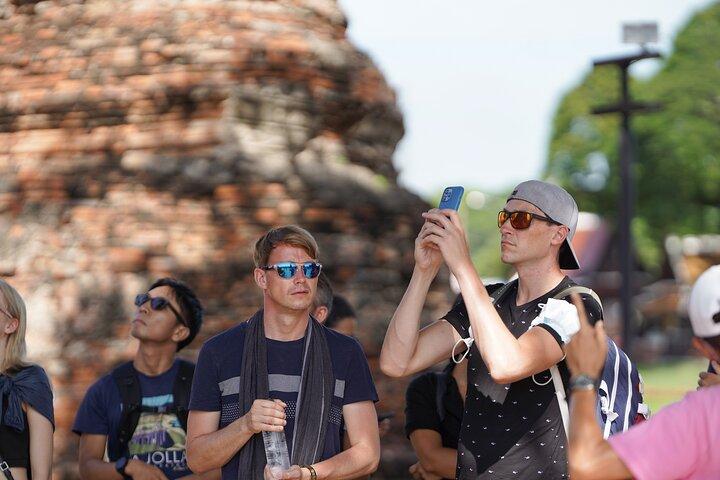 Excursion d'une journée de Bangkok à Ayutthaya en bus