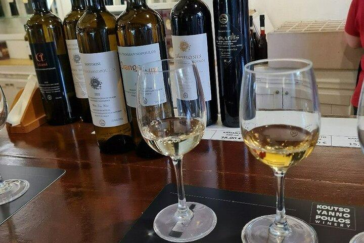 Weinprobe und Weinmuseum auf Santorin