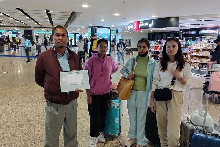 Transferts privés à l'arrivée et au départ de l'aéroport de Dubaï