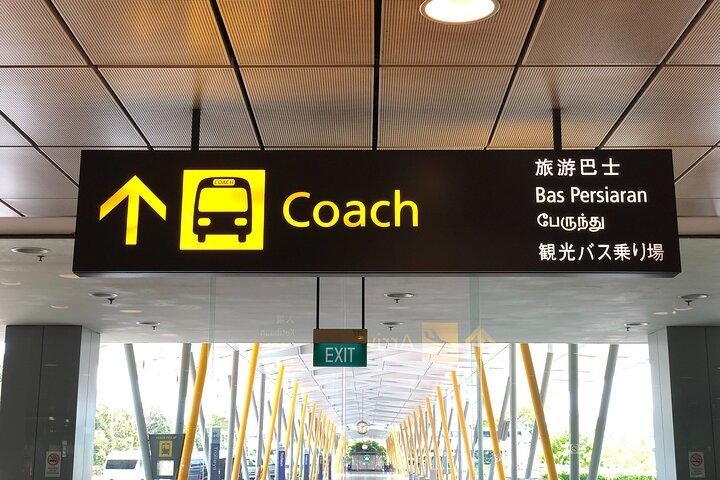 Singapore Ankomst Ground Transfer i Limo-Bus