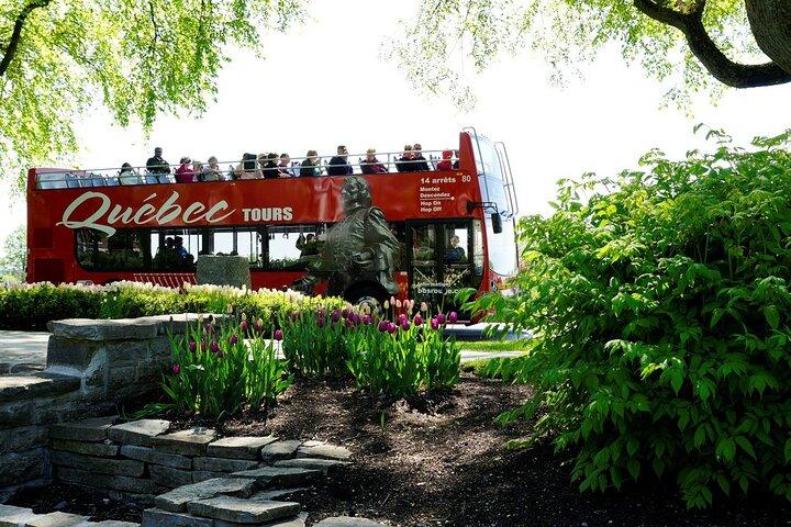 Hop-on hop-off-tur i Gamla Quebec och Montmorencyfallen
