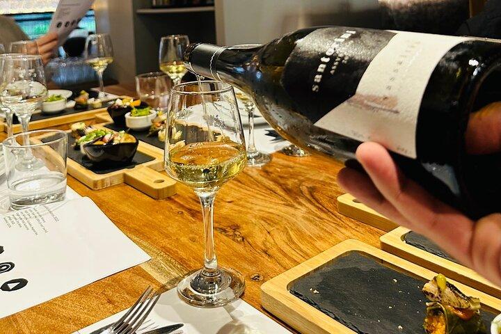 Cata de vinos griegos con vista a la Acrópolis