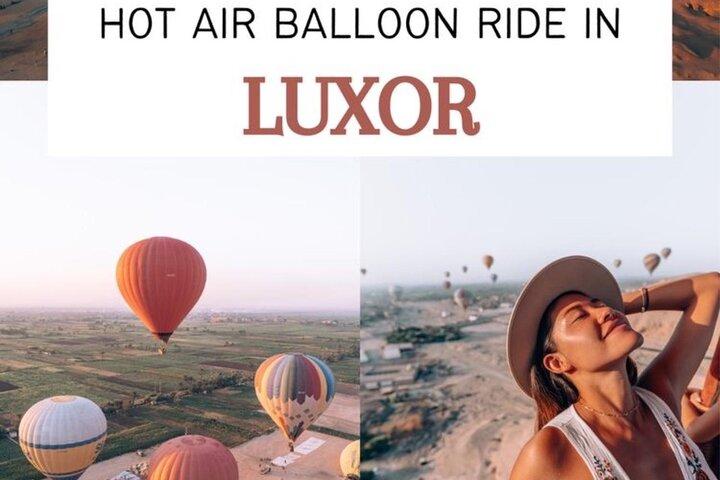 Hot Air Balloon Luxor during Sunrise over Luxor &Safety Measures