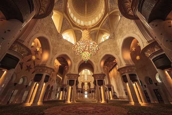 Abu Dhabi - Sheikh Zayed Grand Mosque Tour In A Private Vehicle