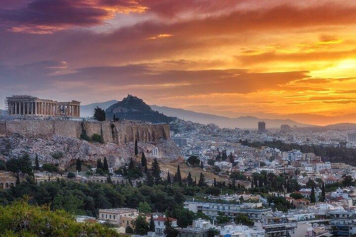Tour della città di Atene e vero cibo autentico