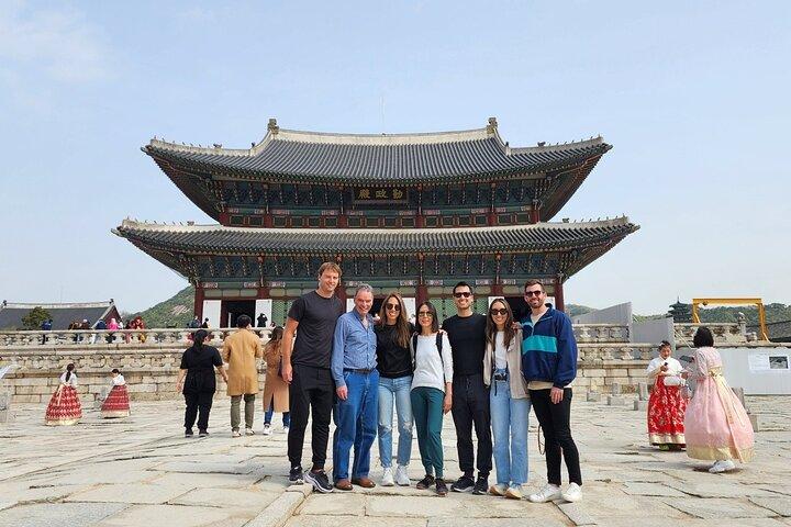 Zwischenstopp-Tour für die wichtigsten Sehenswürdigkeiten von Seoul und Gourmet-Tour (inkl. Mittagessen)