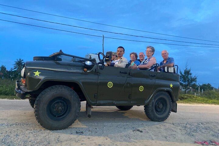 Excursão de jipe pelo campo em Hoi An: comida, cultura e vida cotidiana