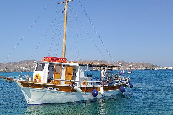 Paros Cruise to Antiparos & Despotiko with Traditional Boat