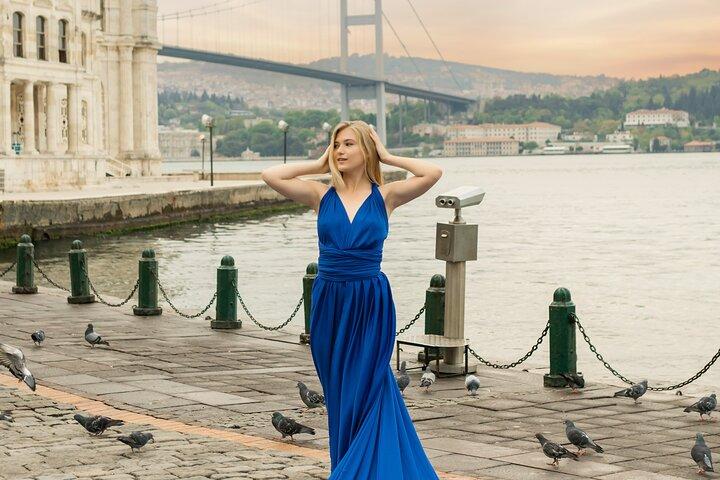 Istanbul Photo Shooting with Flying Dress