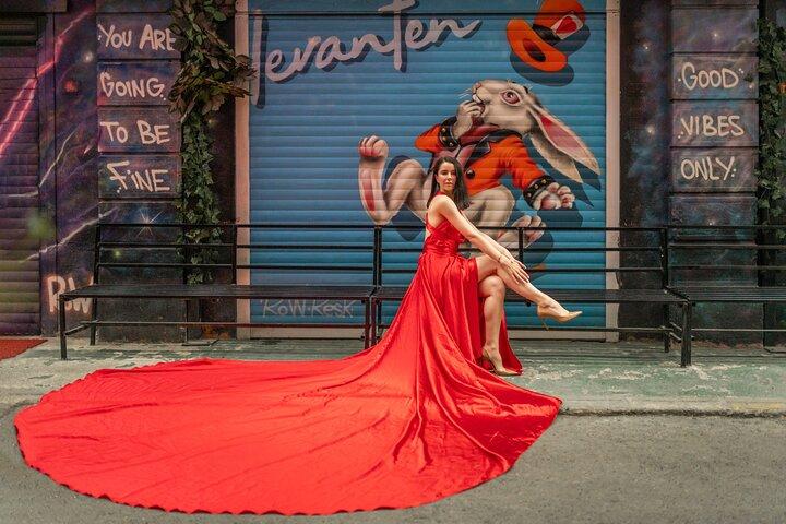 Istanbul Photo Shooting with Flying Dress
