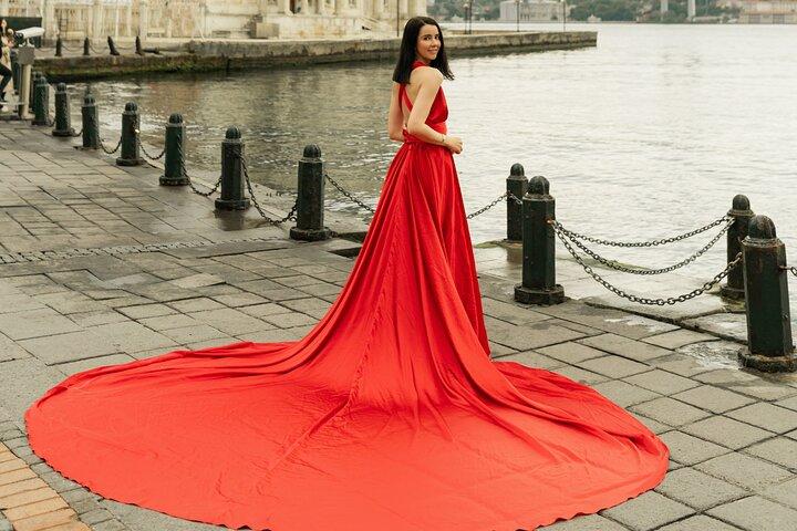 Istanbul Photo Shooting with Flying Dress