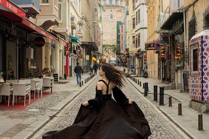 Istanbul Photo Shooting with Flying Dress