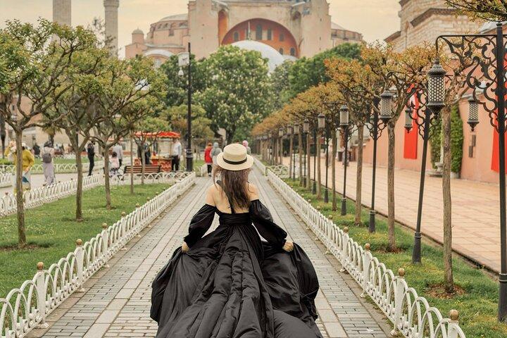 Istanbul Photo Shooting with Flying Dress