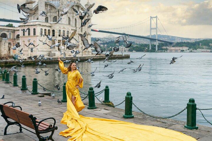 Istanbul Photo Shooting with Flying Dress