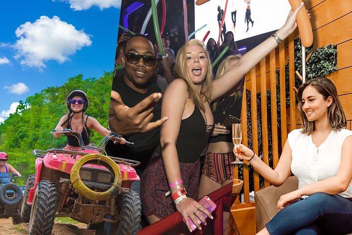 Kombination av ATV Jungle Adventure, Nightclub & Airport Lounge Pass