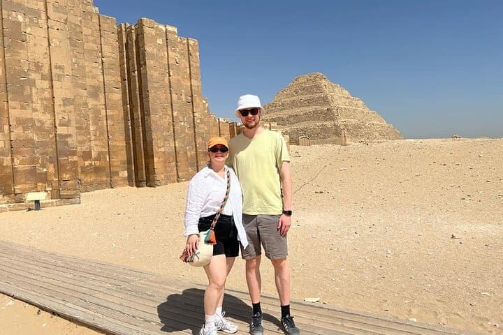 Private Tour Sakkara Step Pyramid&Alabaster sphinx in Memphis