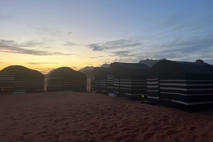 Tour privato del deserto del Wadi Rum di 1 giorno
