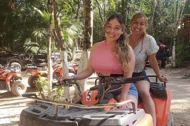 Cancun Wild Day: Zip Line + Quad + Cenote + Pranzo