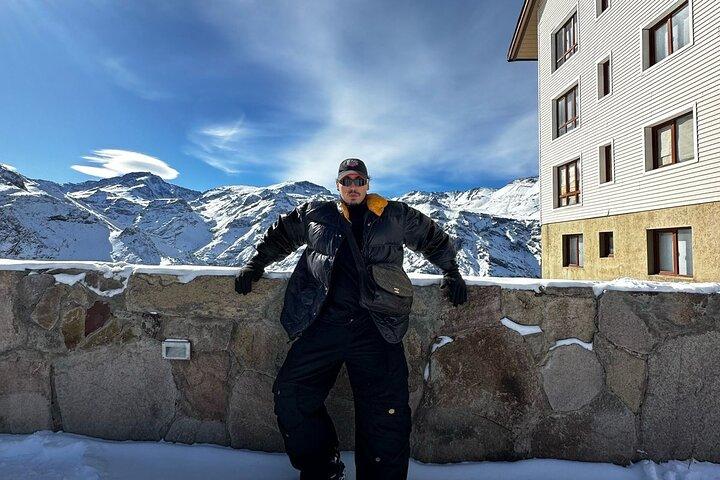 Panoramic Andes Valle Nevado and Farellones