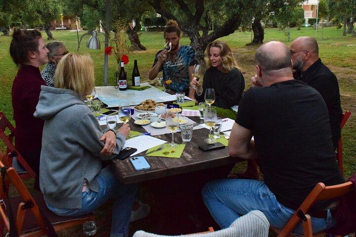 Cata de vinos con Panagiotis alias Chilly August