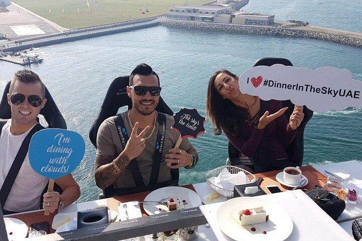 Dubai: Middag i himlen Fine middag og valgfrie overførsler