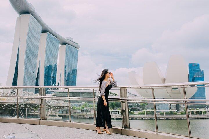 Fotografiemomenten in privésessie in Singapore