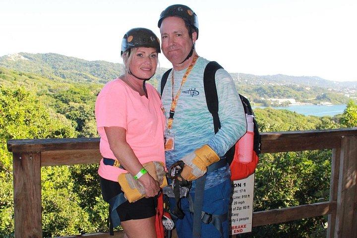 Extreme Zip Line Adventure at Mahogany Bay
