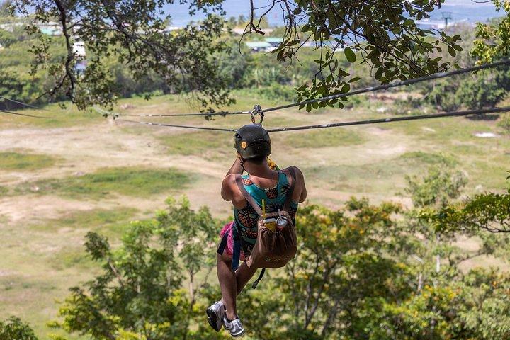Extreme Zip Line Adventure at Mahogany Bay
