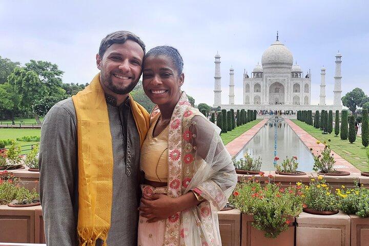 Tour privato di TajMahal e Agra Fort nello stesso giorno da Delhi