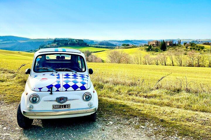 Tour Privato in Fiat 500 d'epoca - Val d'Orcia