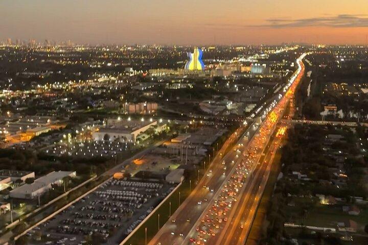 Tour en hélicoptère au coucher du soleil - Hard Rock, Miami et Gold Coast