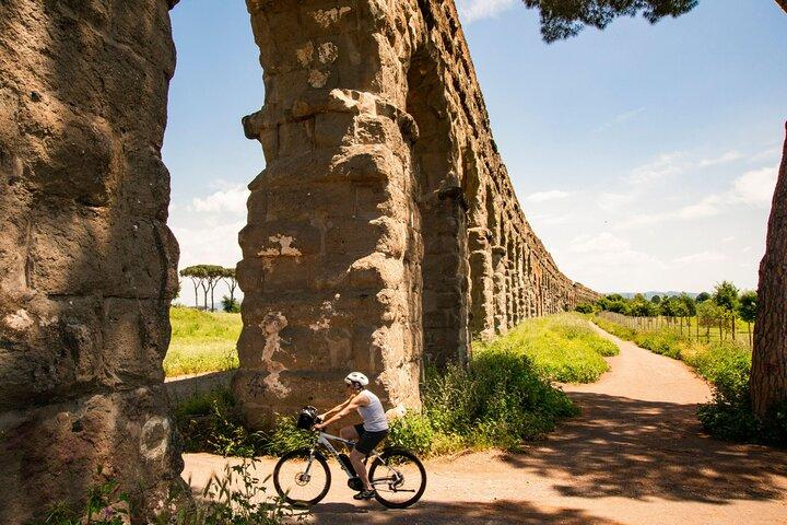 Excursão ao Parque Appian Way, Catacumbas e Aquedutos com a melhor bicicleta elétrica