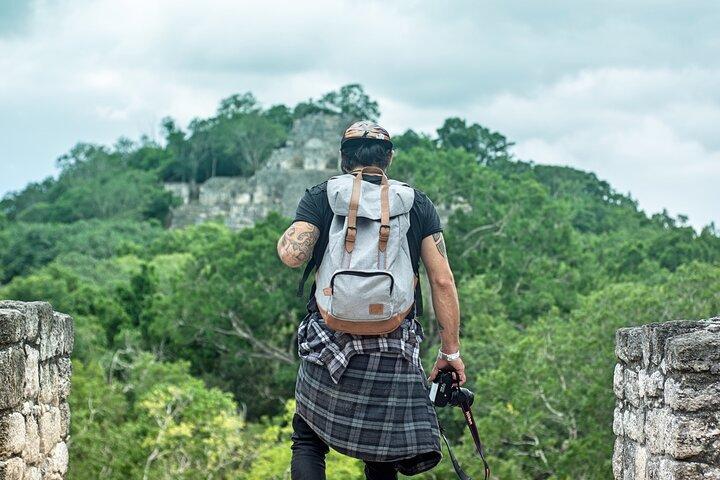 Excursão pela antiga cidade maia de Calakmul saindo de Xpujil