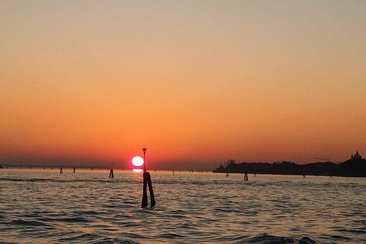 Privat solnedgangstur i Venedigs lagune