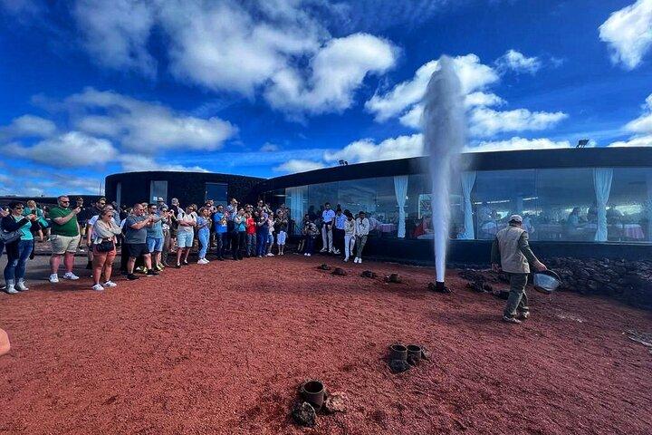 Tour naar Timanfaya, Jameos del Agua, Cueva de los Verdes en Mirador