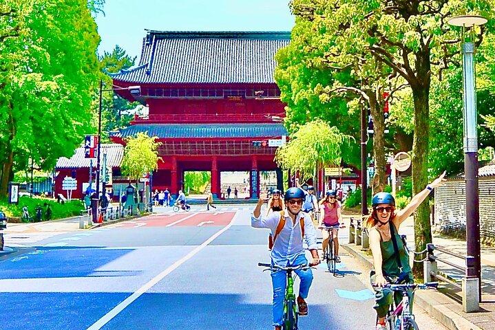 東京ガイド付き小グループ自転車ツアー