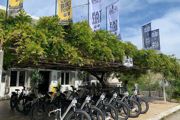Selbstgeführte Elektro-Fatbike-Tour Entdecken Sie Nordkorfu