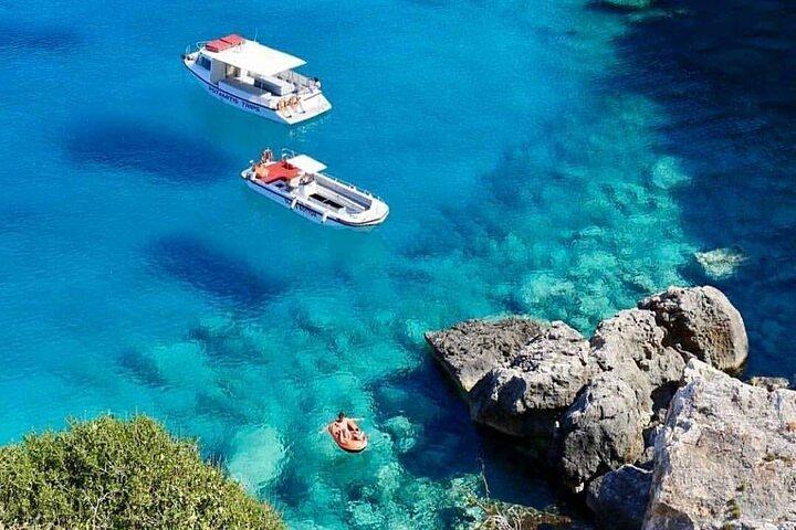 Zakynthos Blue Caves og Navagio-bugten