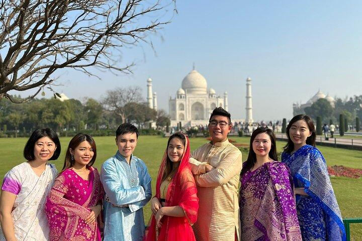 Excursão privada de um dia ao Taj Mahal saindo de Bangalore