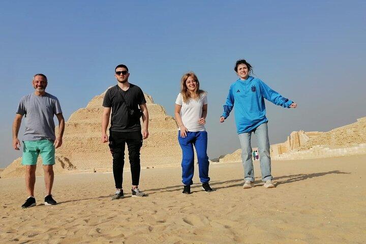 Visite d'une journée des pyramides, du Sphinx, de Saqqara et de Memphis