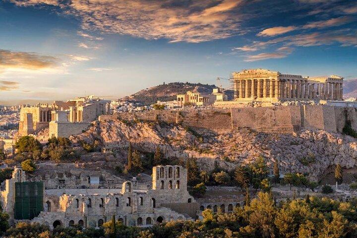 Visite privée d'une journée complète Athènes classique-temple de Poséidon