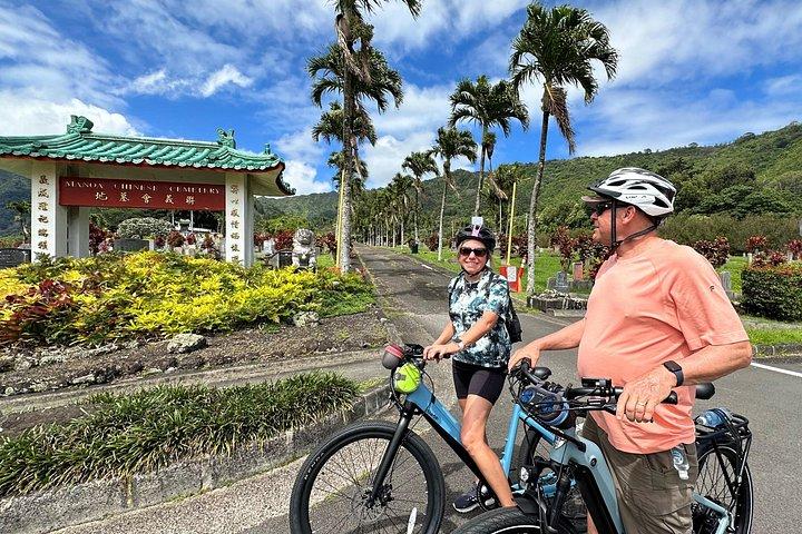 マノア滝 - 電動自転車でのハイキング体験 地元の食事込み