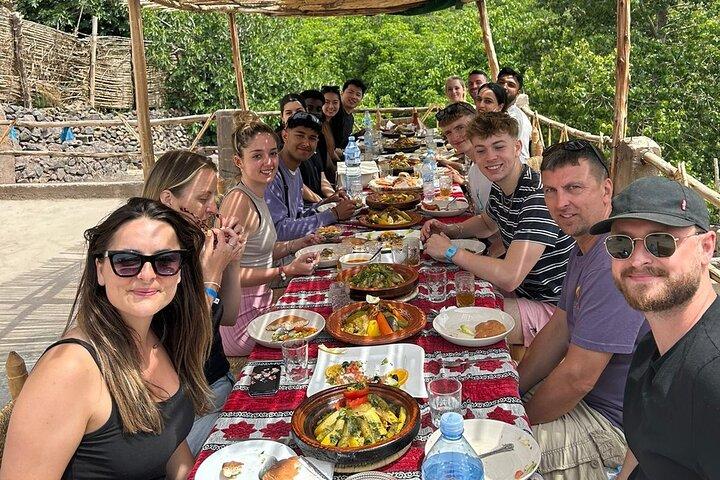 Marrakech til Atlas-bjergene og tre daler, vandfald + frokost