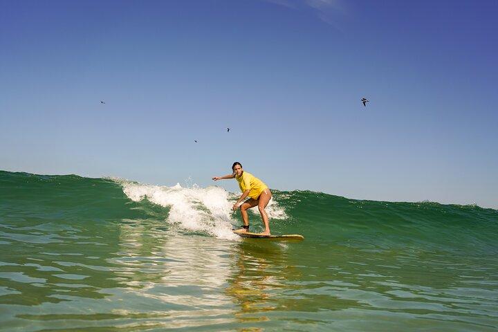 Clases de surf en Arpoador en Ipanema