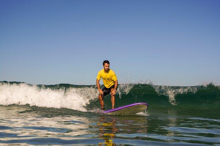 Clases de surf en Arpoador en Ipanema