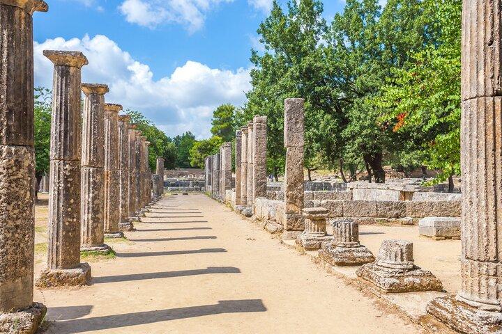 Ancient Olympia fuld dag delt tur fra Athen