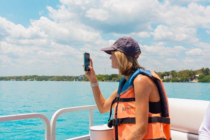 Private Pontoon Tour through the Bacalar Lagoon