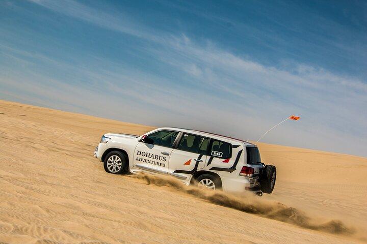 Heldags Qatars ökensafari: sanddyner, sandboarding, kameler