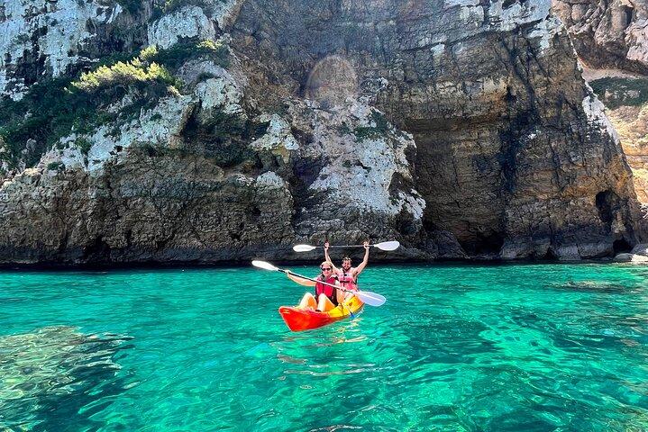 Moraira: Kayak, Sea Cave & Snorkel Coastal Tour