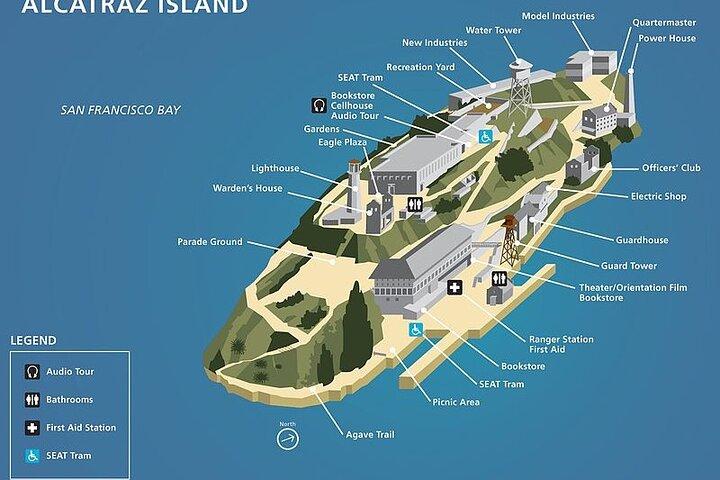 Alcatraz-Gefängnistour und Golden Gate Bridge Bay-Kreuzfahrt